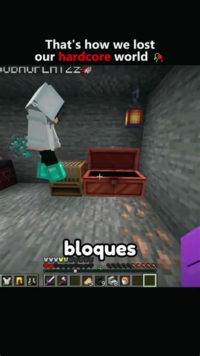 Perdió su mundo hardcore por un pico en Minecraft