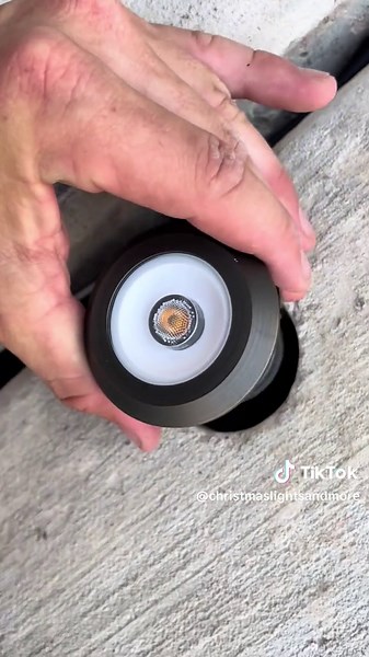 Installing Low Voltage Landscape Lights on Concrete