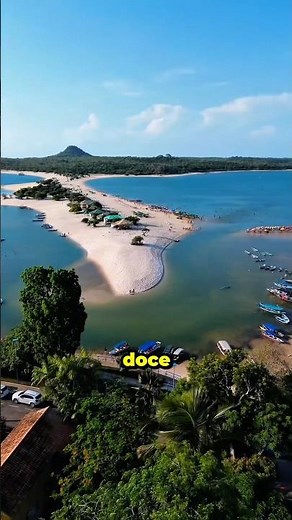 A freshwater beach that looks like the sea.