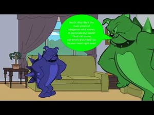 Dark Unview Virtual Virus Says "Yes Dr. Wily" / Grounded