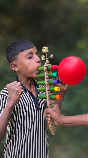 5 Color Balloon Experiment in a Wooden Design #toys #shorts