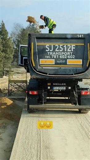 When the load is too heavy 🚛💨 #truckdriver #lkwfahrer #loading