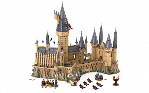 乐高 LEGO 71043 哈利波特 魔法世界霍格沃兹城堡 拼搭搬砖视频