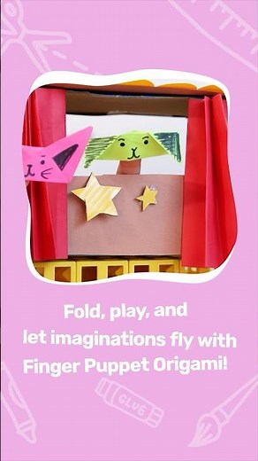 Origami Finger Puppets