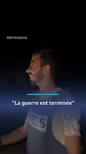 523K views · 13K reactions | “Nous informons ceux qui n’ont pas Internet. La guerre est terminée.” Des journalistes palestiniens ont défilé dans les rues de Gaza, joyeux, après que le président américain Donald Trump a annoncé, dans la soirée du 8 octobre, qu’un accord de cessez-le-feu avait été conclu alors que beaucoup de Palestiniens n’étaient pas encore au courant en raison d’une vaste coupure d’Internet | TRT Français | Facebook