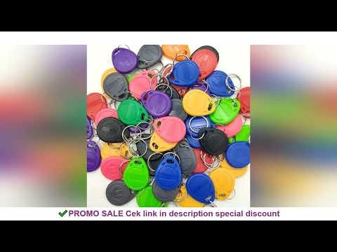 50pcs 125KHz T5577 EM4305 Keyfobs Rewritable Duplicate RFID Tag 5200 Proximity Copy Access Card ID T