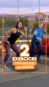 💪 Quels exercices pour muscler ses fessiers ? Julie Ferrez nous propose 2 exercices efficaces ! | Télématin