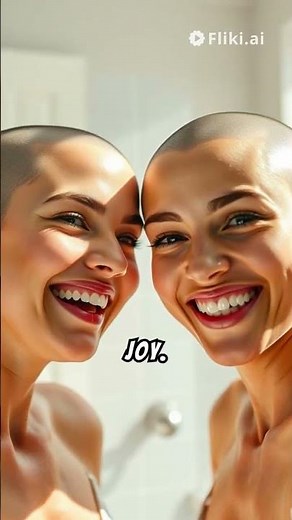 Two Girls Go Completely Bald – Smooth Head Shave Transformation #bald #headshave