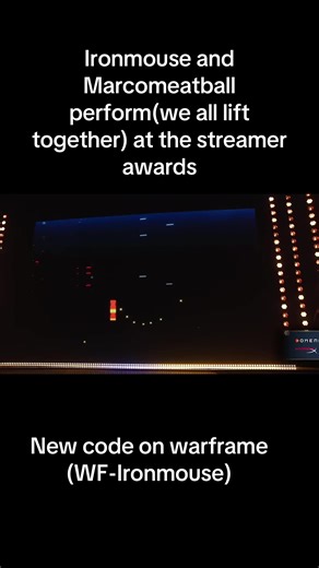 Ironmouse and marcomeatball perform at the streamer awards #ironmouse #warframe #streamerawards