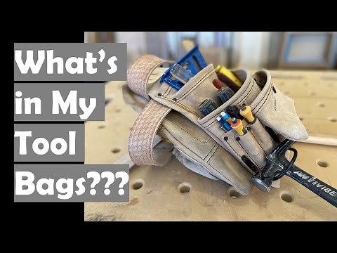 What's In My Tool Bags? | Finish Carpentry Hand Tool Setup | Carpenter Tool Bag Setup