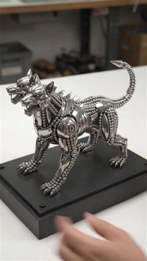 HELL HAS A NEW GUARDIAN! 🔥🐺 Three Heads. One Nightmare. Meet the Biomechanical Cerberus! ⚙️👹