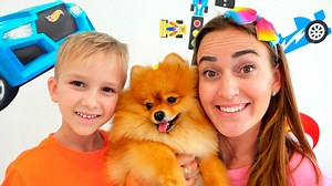 1.3M views · 10K reactions | Children are very fond of pets. A video compilation where Vlad and Nikita play with pets. | Vlad and Niki | Facebook