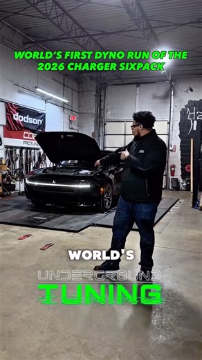Underground Tuning on Instagram: "🚗💨2026 Dodge Charger Sixpack Made 455 AWHP on Break In Miles! We Are Interested in Seeing What it Makes After Clocking 500 Miles on the Odometer! We Are Excited To Make a Deep Dive in this Platform for Years To Come‼️🔥"