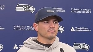Coach Mike Macdonald on statuses of Julian Love, Jarran Reed for Seahawks at Falcons