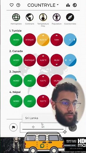 Niveau dur 🔴 #countryle #quizz