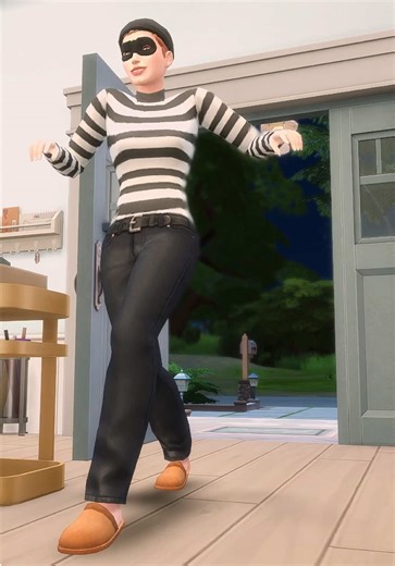 Shoe Policy in The Sims 4: Burglars Follow the Rules!
