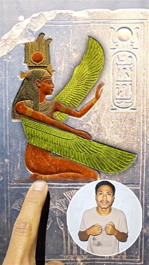What Is the Story Behind This Sacred Egyptian Artwork? 😳🏺 #trending #viral #viralshorts #mystery