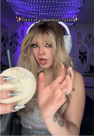 Coconut Rain ASMR: Relaxing Sounds of Nature