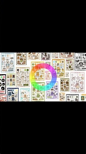 #clay #colorwheeltrend #colorwheel #sticker #smallbusiness #smallartist #shorts