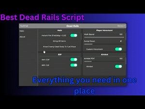 New! Best Dead Rails Script (Aimbot, Bring Items, Instant Fire,etc..) | Roblox