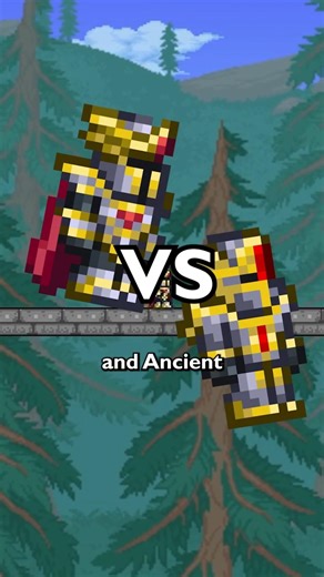 Hallowed vs Ancient Hallowed Armor In Terraria #terraria #gaming