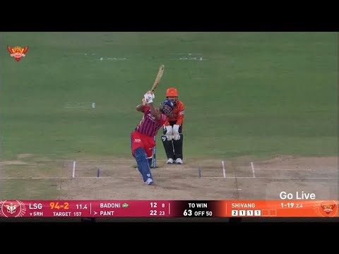 IPL 2026: SRH vs LSG Full Match Highlights | Rishabh Pant Batting Today 68 (50),LSG vs SRH Highlight