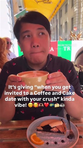 Sitting down in a Coffee shop in Stockholm on a beautiful Swedish Spring time, is making me feel like some Swedish Viking is taking me out on a coffee date! 😍❤️🫶🏼🇸🇪🥰☕️🍰 • When it comes to pastries and coffee… Scandinavia does it best, and Sweden never fails to satisfy my craving for a good cup of coffee and a delicious sweet treat pastry! • 📍☕️🍰 Chokladkoppen (Gamla Stan, Stockholm, Sweden 🇸🇪) • • • • • • • • • • #stockholm🇸🇪 #gamlastanstockholm #swedishguy #fyp #swedentiktok