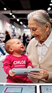 1.9K views · 2.2K reactions | Lien en bio pour faire les mêmes vidéos. Bébé Chloé et mamie Jeanne achètent une tablette #teamsolaria #bebe #ia #hugo #drole | Team solaria | Facebook