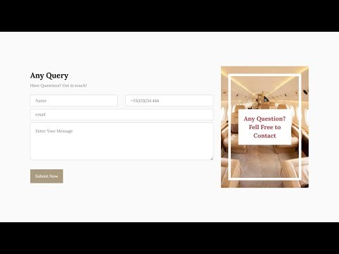 Question Form with HTML CSS | HTML CSS Question Form ‪@raselcoder‬