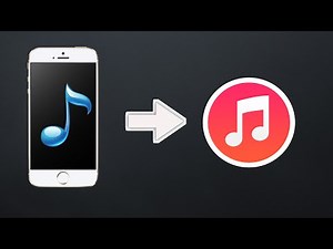 Como pasar musica del iphone a iTunes