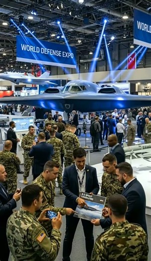 B2 Spirit bomber exhibition: capable of autonomous operation with enhanced stealth mode