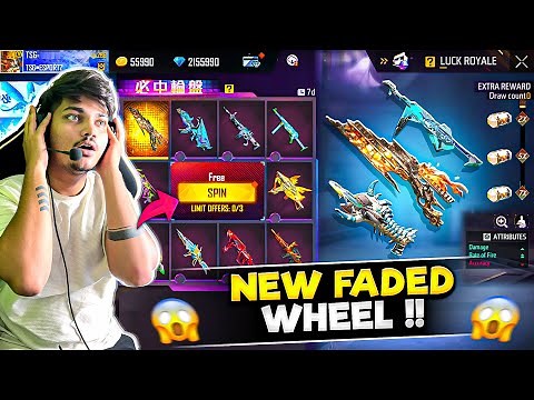 Free Fire All Gun Skins In New Faded Wheel 😍 All Rare Skins Are Back -Garena Free Fire