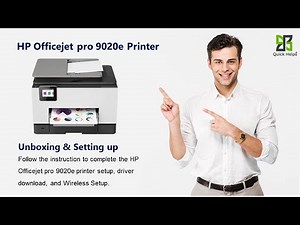 HP Officejet Pro 9020e printer setup | Unbox HP Officejet Pro 9020e printer | Wi-Fi setup