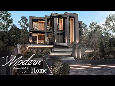 Bloxburg: Modern Luxury Home | Speed Build | Roblox