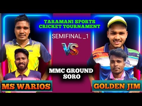 LIVE MATCH🛑 MS WARIOS VS GOLDEN JIM GROUND SHORT MHADEV CUP 2025