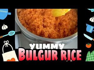 Easy cooking of Bulgur Rice😉