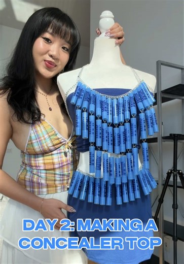 Creating a Dress from Hydro Grip Gel Concealers