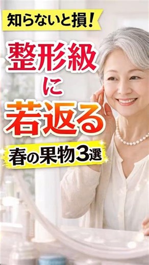 整形級に若返る！春だけの果物3選｜知らないと損🌿ずっと元気ラボ
