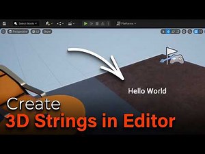 3D Debug Strings in Editor Mode? - UE5 C++ Tutorial