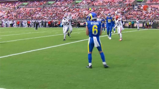 Drake Stoops couldn't possibly be more open to snag Winn's TD pass