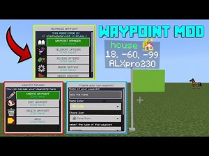 Minecraft bedrock edition best waypoint mod