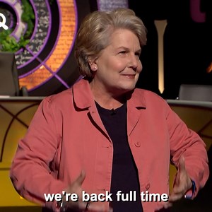 Before the recording of tonight's show, Sandi welcomed a full QI audience for the first time in two years, and it got a bit emotional. 🥺 | QI - Quite Interesting