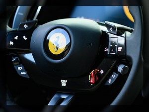 64K views · 9.2K reactions | Sport and luxury: the #FerrariRoma features a new steering wheel with a haptic control system and digital instrument cluster, for an intuitive driving experience focused on the “Eyes on the road, hands on the wheel” philosophy. #Ferrari | Ferrari | Facebook