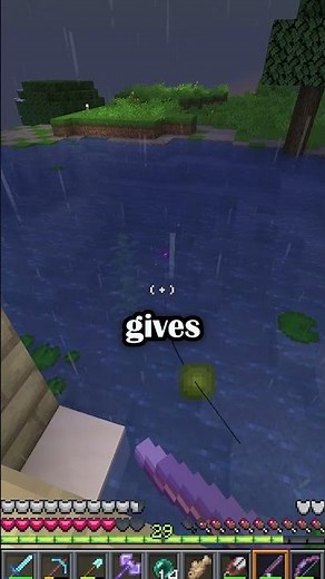 Rain Fishing in Minecraft Tutorial