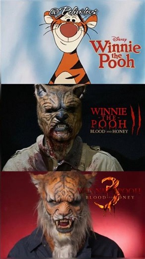 Tigger in Winnie the Pooh Blood and Honey 3 #movie #cinema #top #trivia