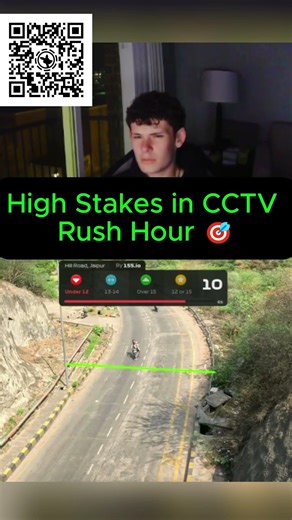 HIGH RISK IN CCTV RUSH HOUR #shorts