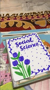 Social Science Project File🌺Front page design #ytshorts #frontpage shortvideo #shortsviral