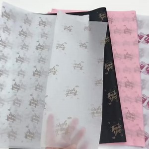 Custom logo Recycled Tissue Paper for Packaging Shoes and Clothing in Box, Wrapping Paper