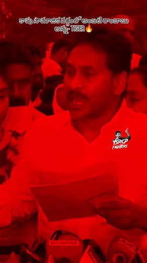 ASHOK REDDY on Instagram: "కాపు సామాజిక వర్గంలో అంబటి రాంబాబు అన్న- TIGER🔥 #YSJaganInGuntur #ysrcpfighter"