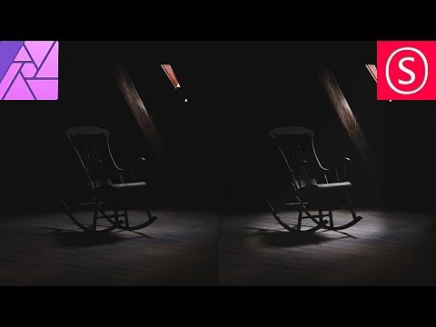 Light Beams - NEW Method - Affinity Photo Beginner Tutorial